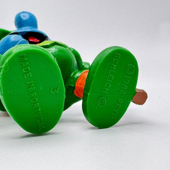 Smurf Figurine Lot of 3 Baseball Batter Gift Smurf Leprechaun Schleich Vtg - Picture 14 of 16